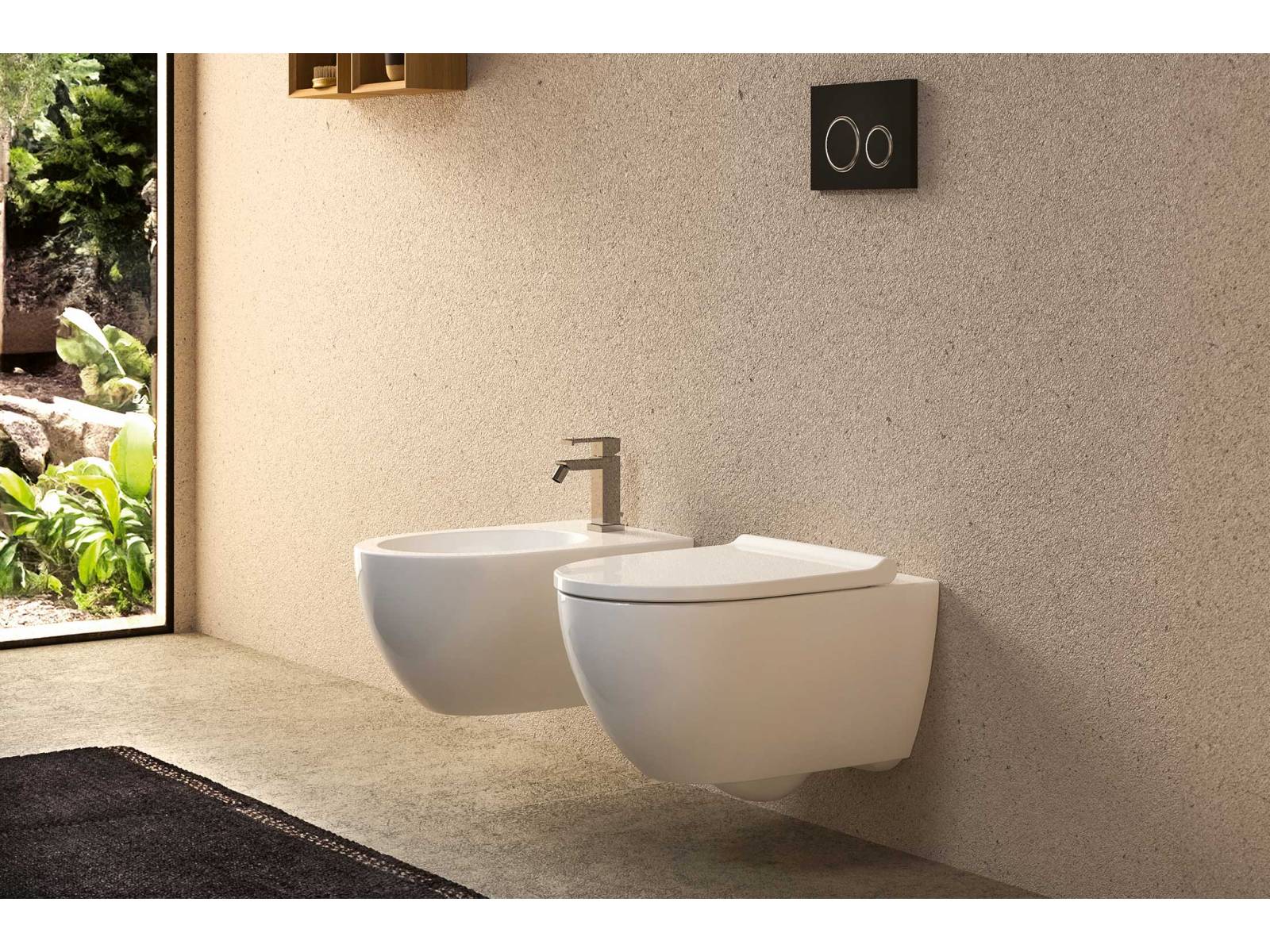 Besser geht immer. Deshalb hat das Unternehmen mit «Acanto» ein optimiertes Wand-WC entwickelt, das für eine besonders gründliche Spülung sorgt - dank «TurboFlash» und einer speziellen Innenform, die das Wasser kraftvoll durch die Toilette leitet. Es ist auch mit der langlebigen «KeraTect»-Glasur erhältlich, die die Reinigung erleichtert und die Keramik schützt. GEBERIT.